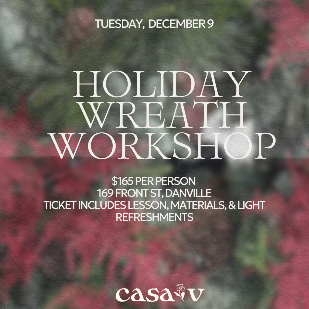 12/9 | Holiday Wreath Workshop