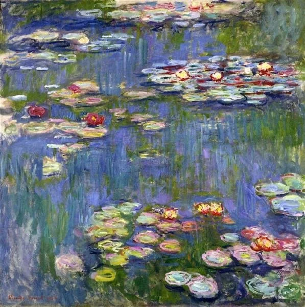 Water lilies by Claude Monet