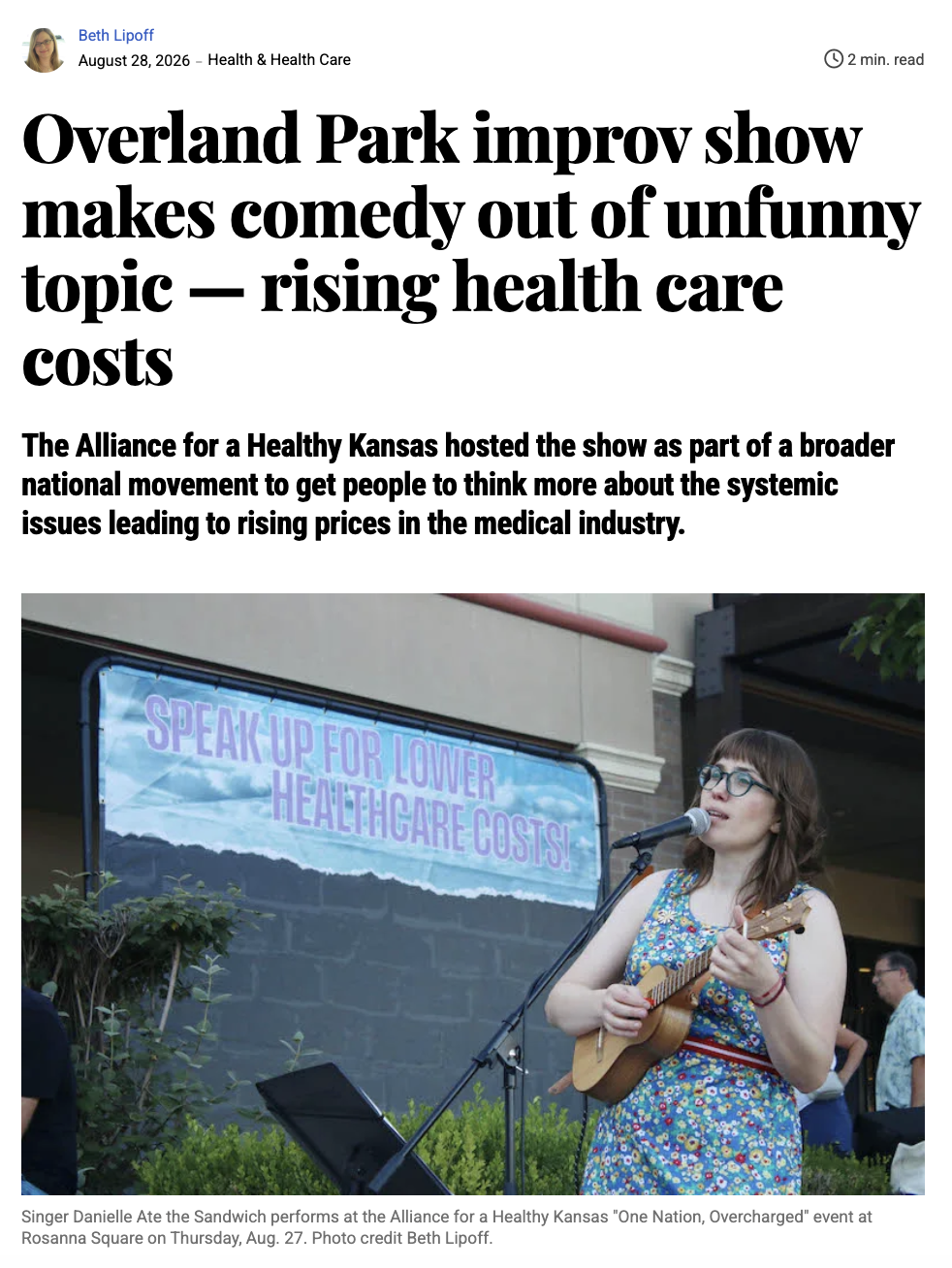 Raising Awareness for Healthcare