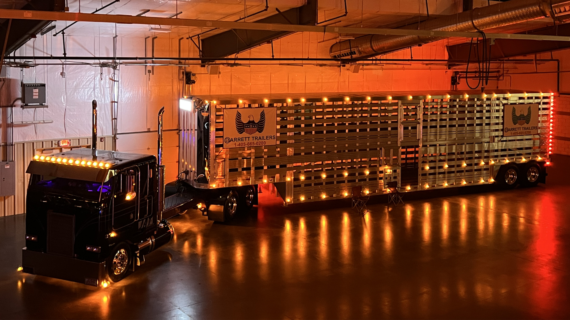 Barrett Trailers custom livestock trailer designed for ranchers and truckers in Oklahoma