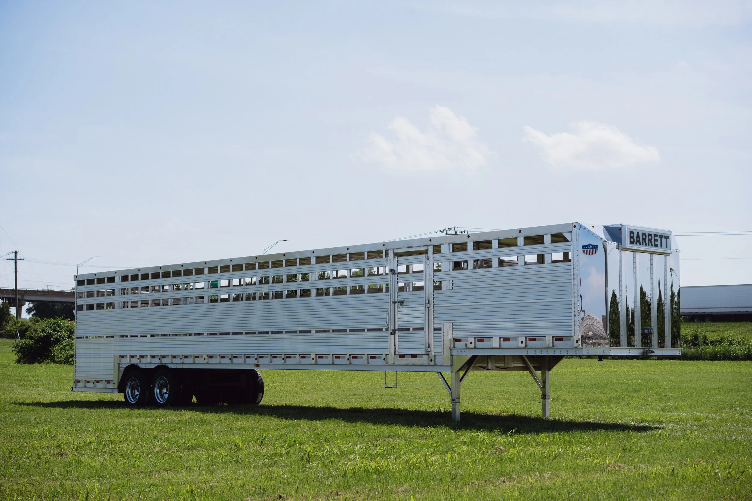 Ground Load Livestock Trailer For Sale with Barrett Trailers in Minnesota
