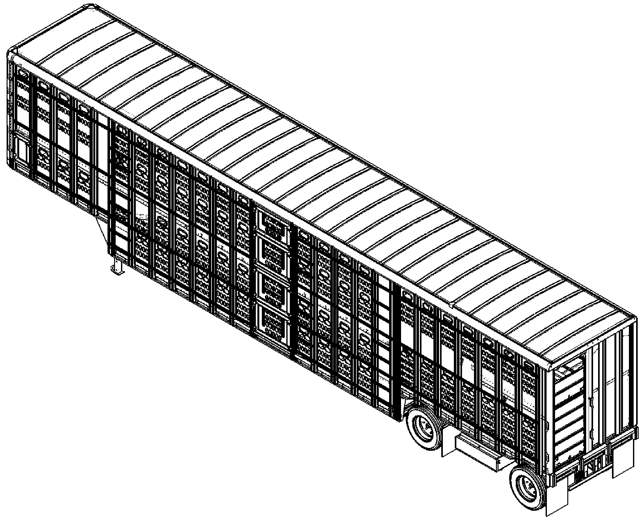 Semi-trailer Livestock Trailer For Sale with Barrett Trailers