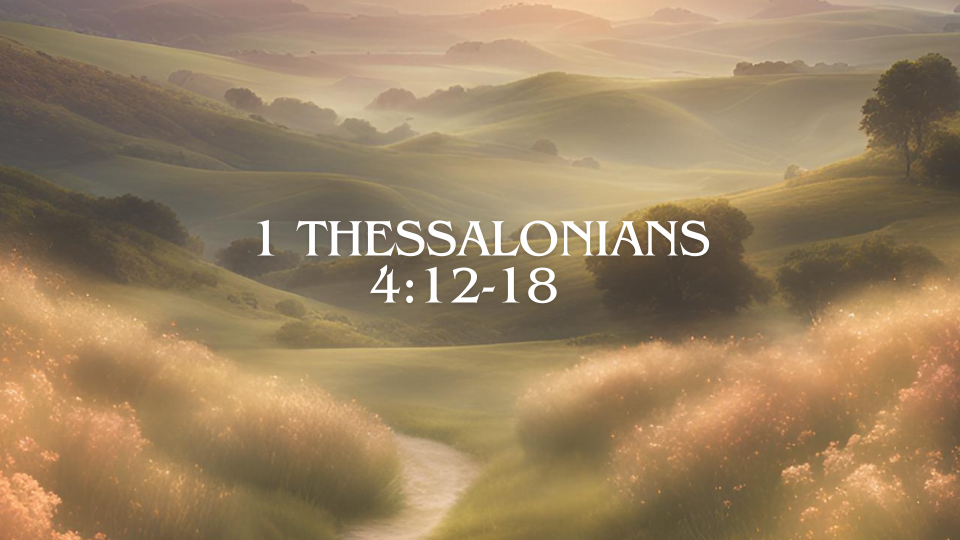 November 17 - 1 Thessalonians 4:12-18 - Pastor Joel