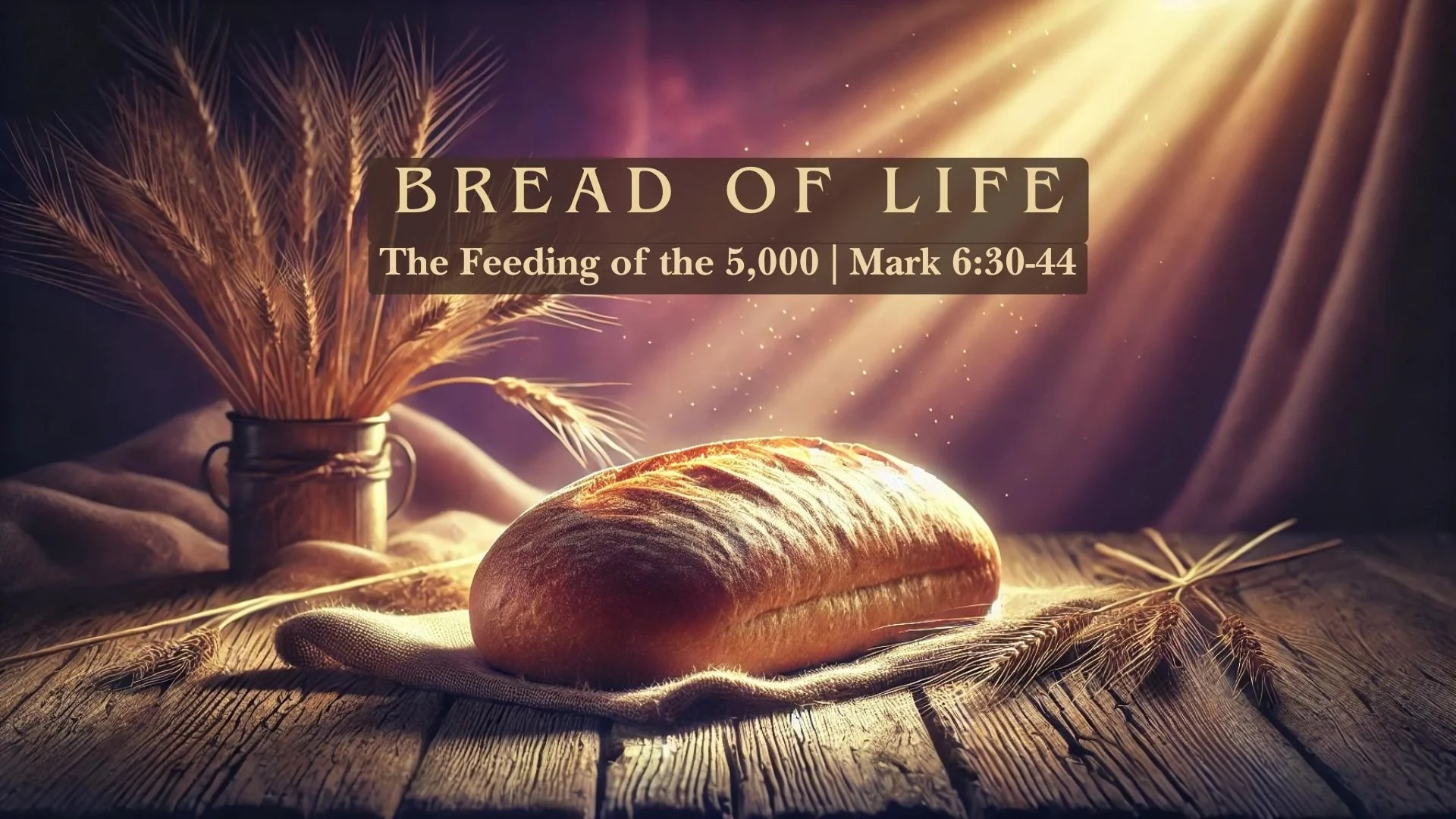 March 16, 2025 - Feeding the 5,000 - Mark 6:30-44