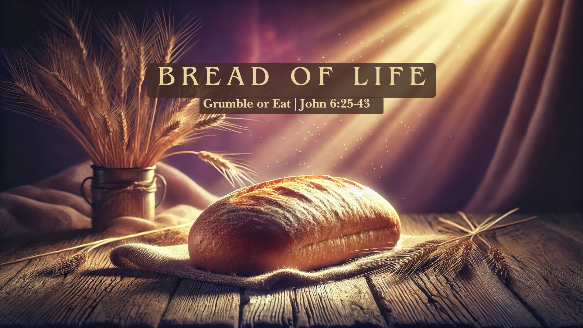 April 6, 2025 - John 6:25-43