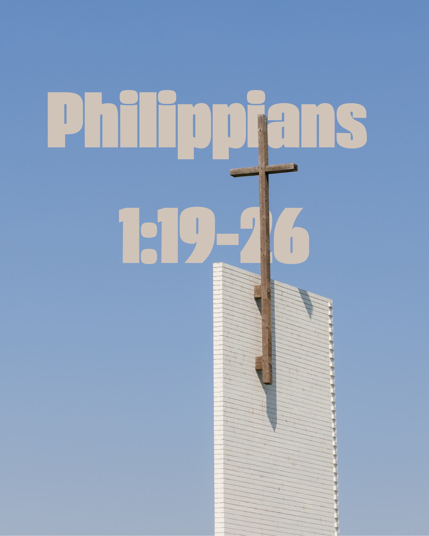 August 9, 2026 - Philippians 1:19-26
