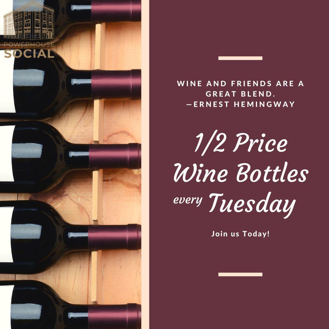 Tuesday&hellip;it&rsquo;s a wine kind of day!🍷 #halfpricewinebottletuesday #wine #winenot