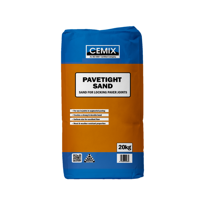 Cemix paving joint sand product for restoring joints between
pavers