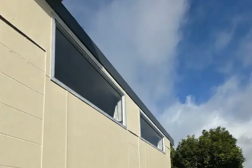 Exterior windows investigated after rainwater entered an extension in Botany