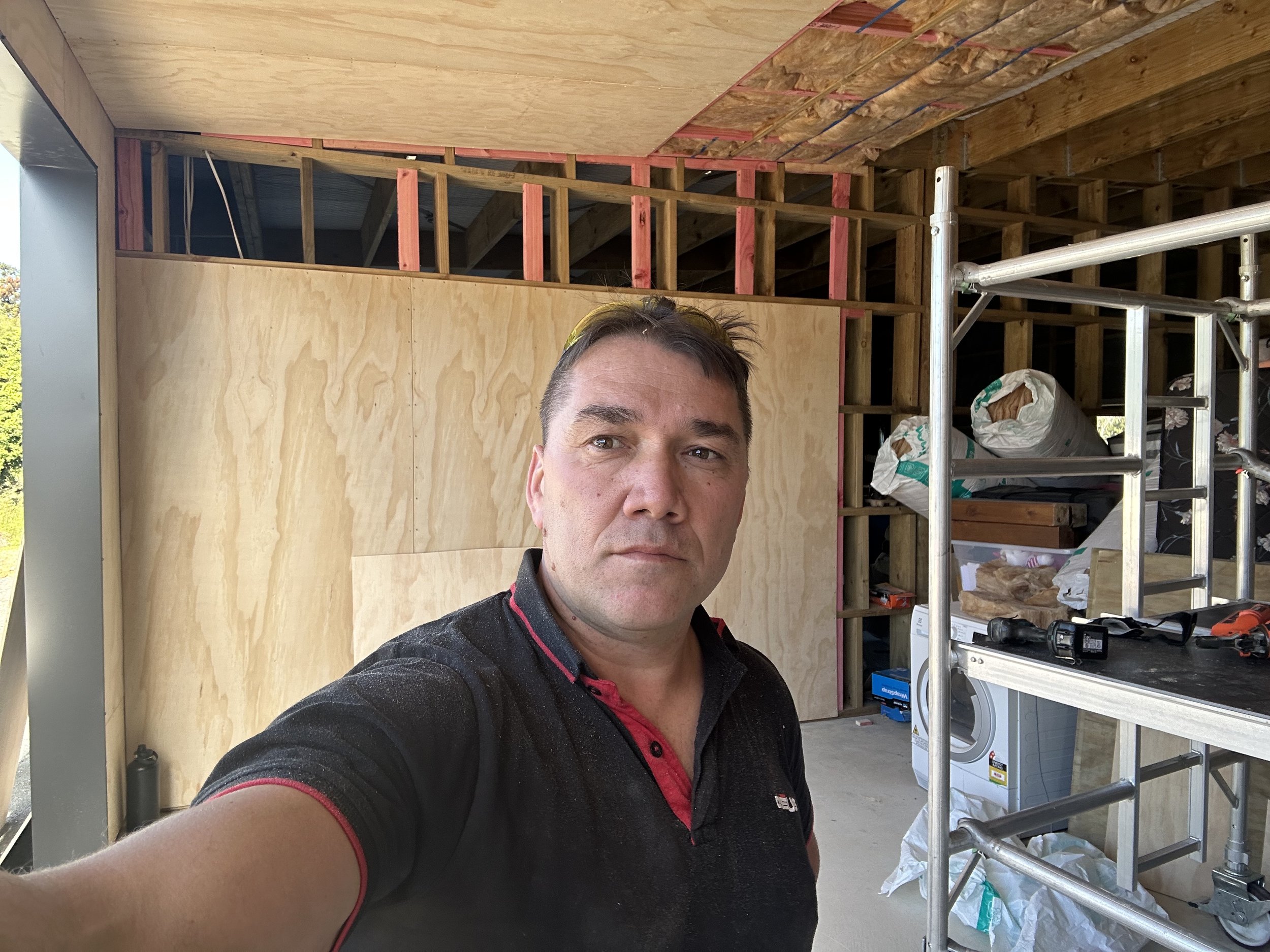 Completed garage conversion by Handyman East Tamaki with new walls and finished interior