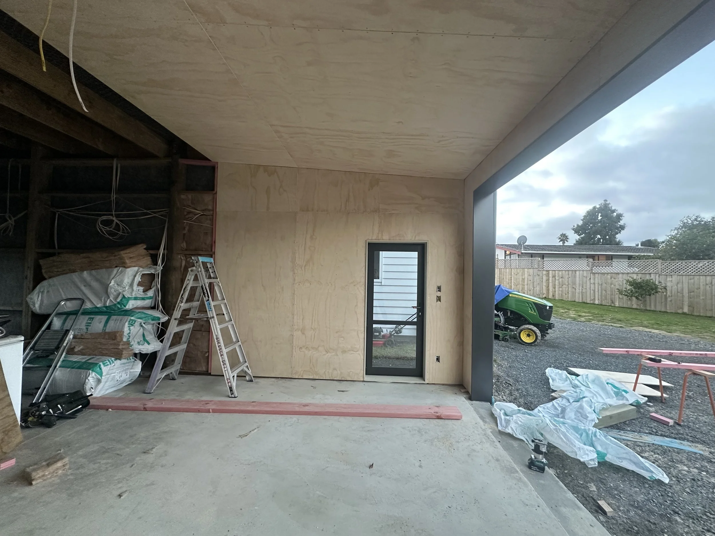 Garage conversion before renovation by Handyman East Tamaki