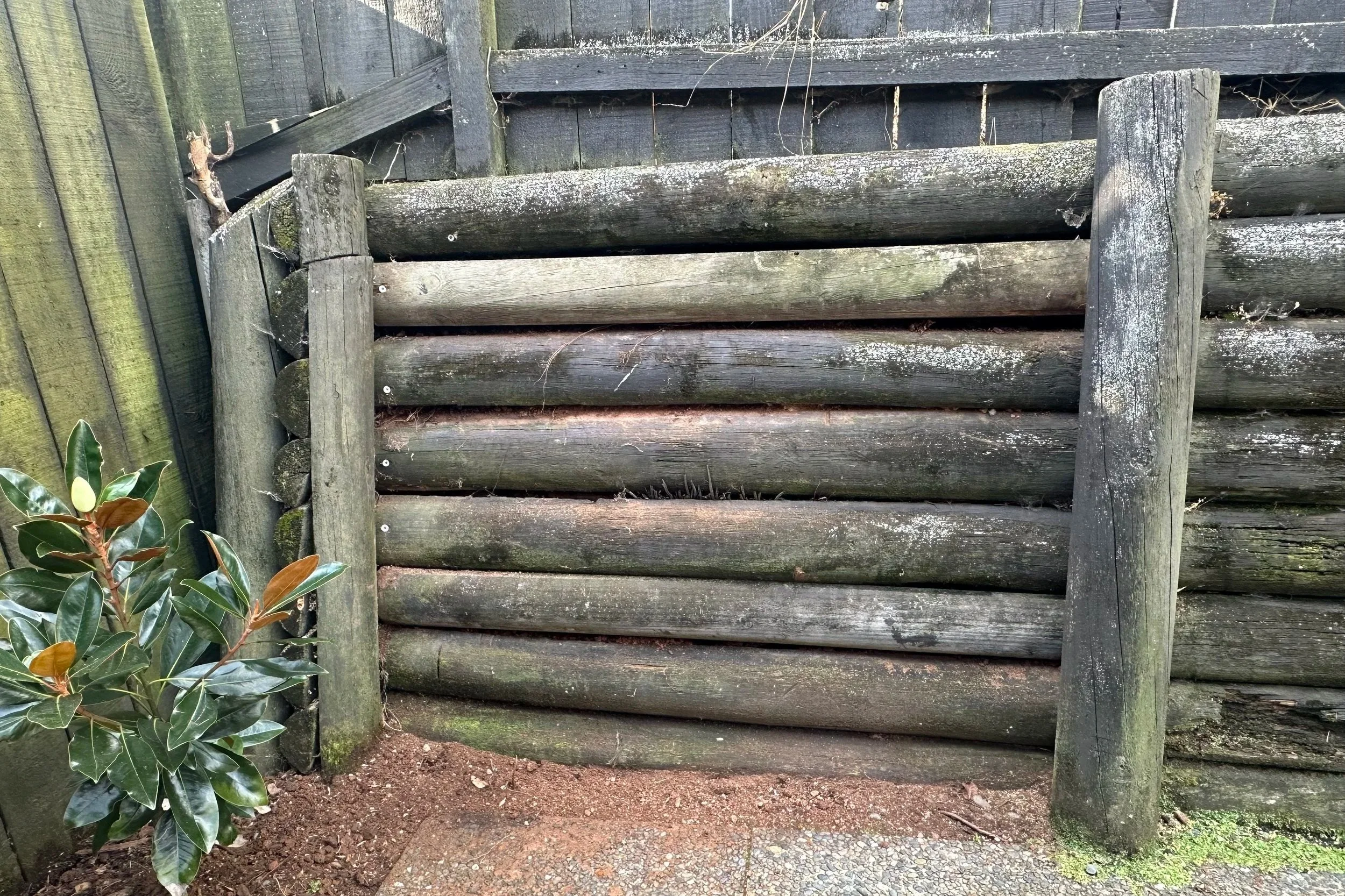 Completed retaining wall repair in Howick with new replacement boards