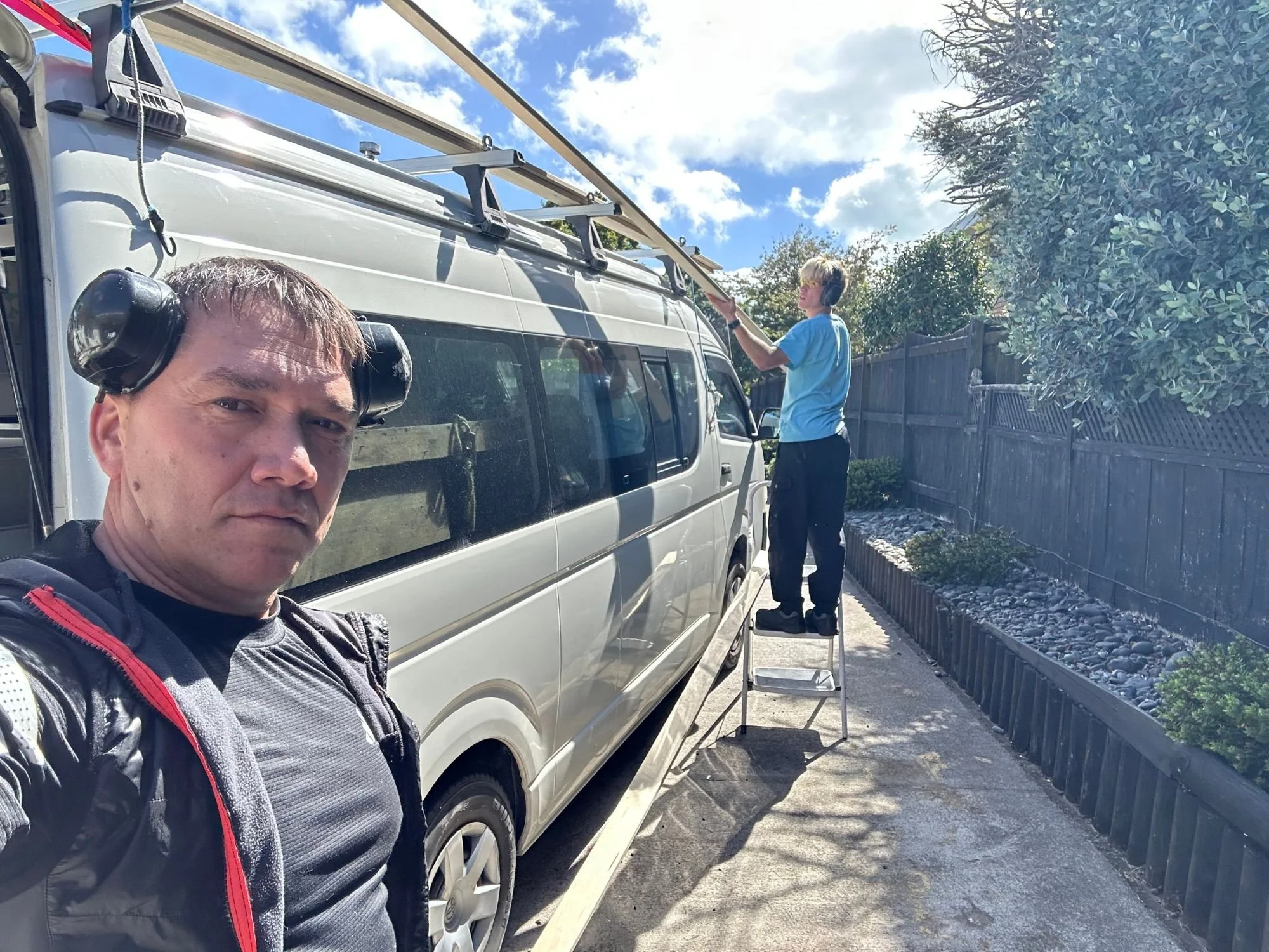 Handyman Botany team and work van in Golflands — reliable local handyman across East Auckland