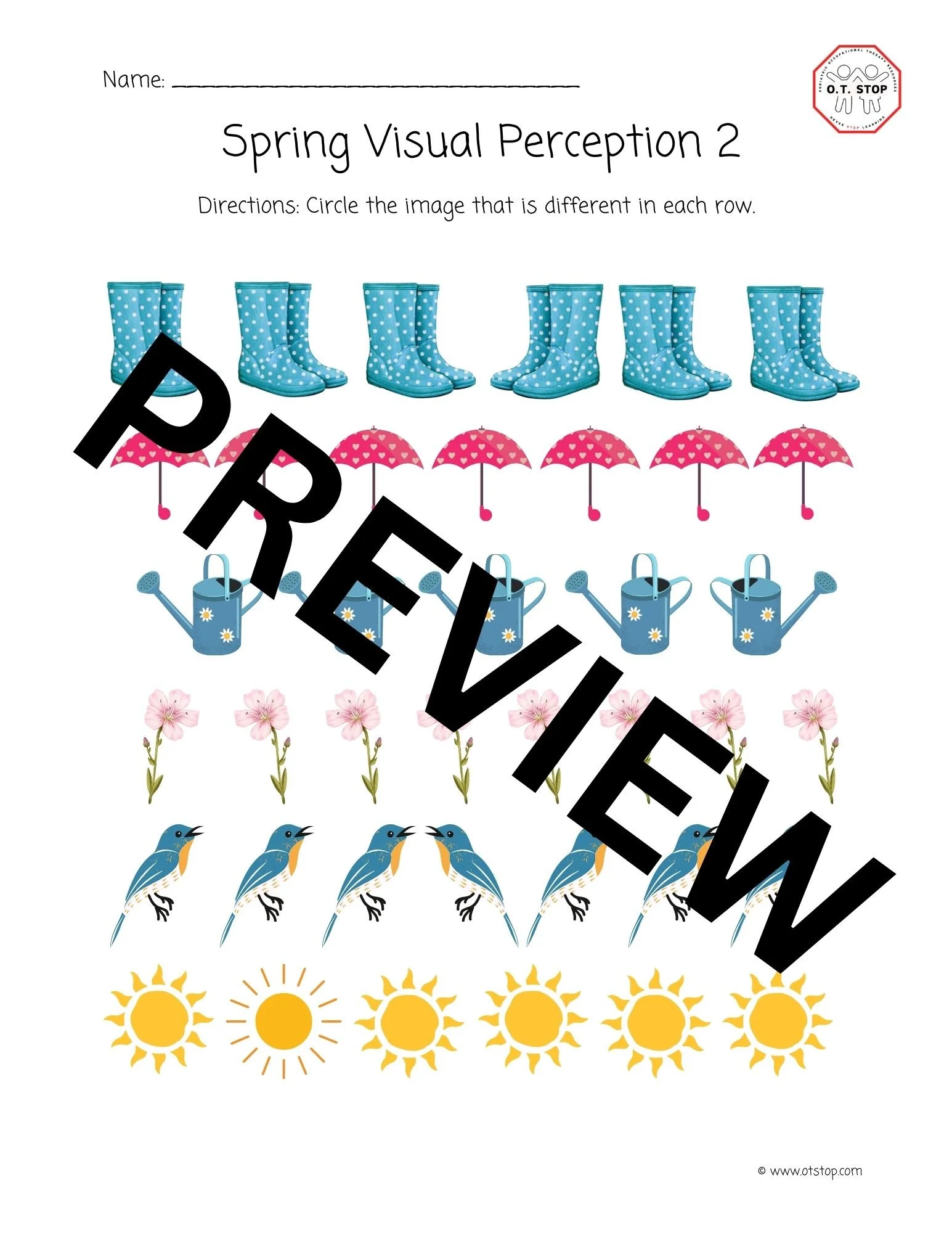 Spring Visual Perception — O.T. Stop