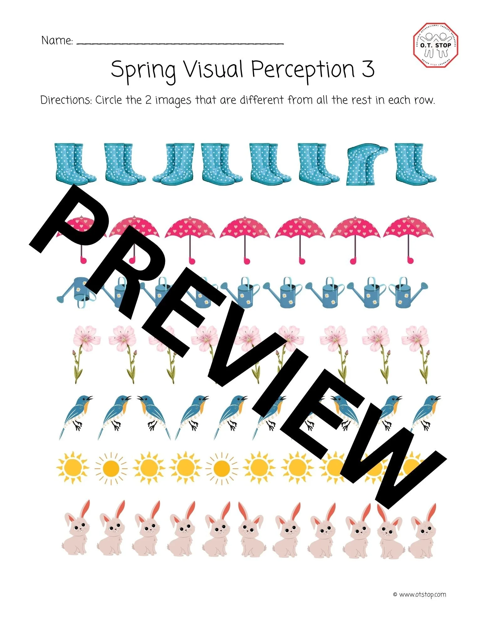 Spring Visual Perception — O.T. Stop