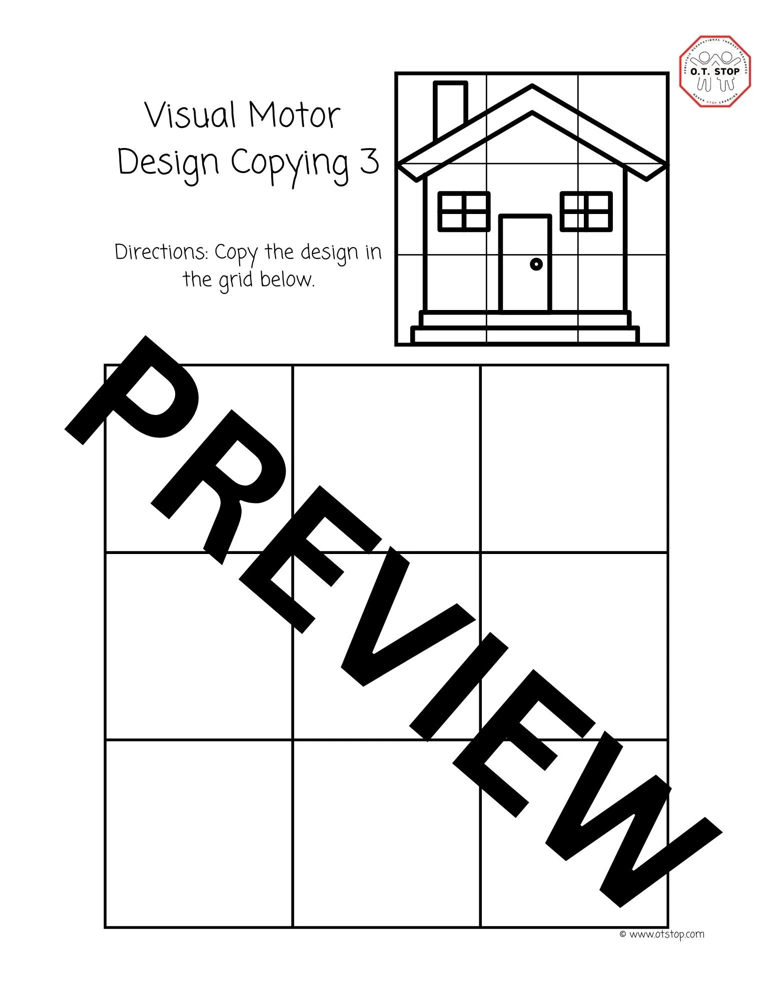 Visual Motor Design Copying — O.T. Stop