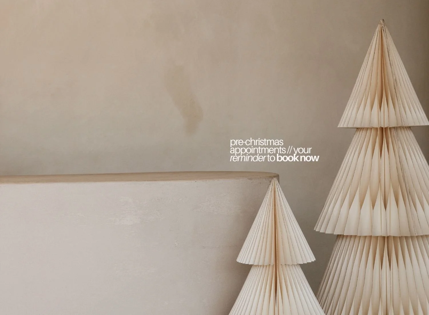 When to book your beauty appointments before the holidays with Amiri Studio