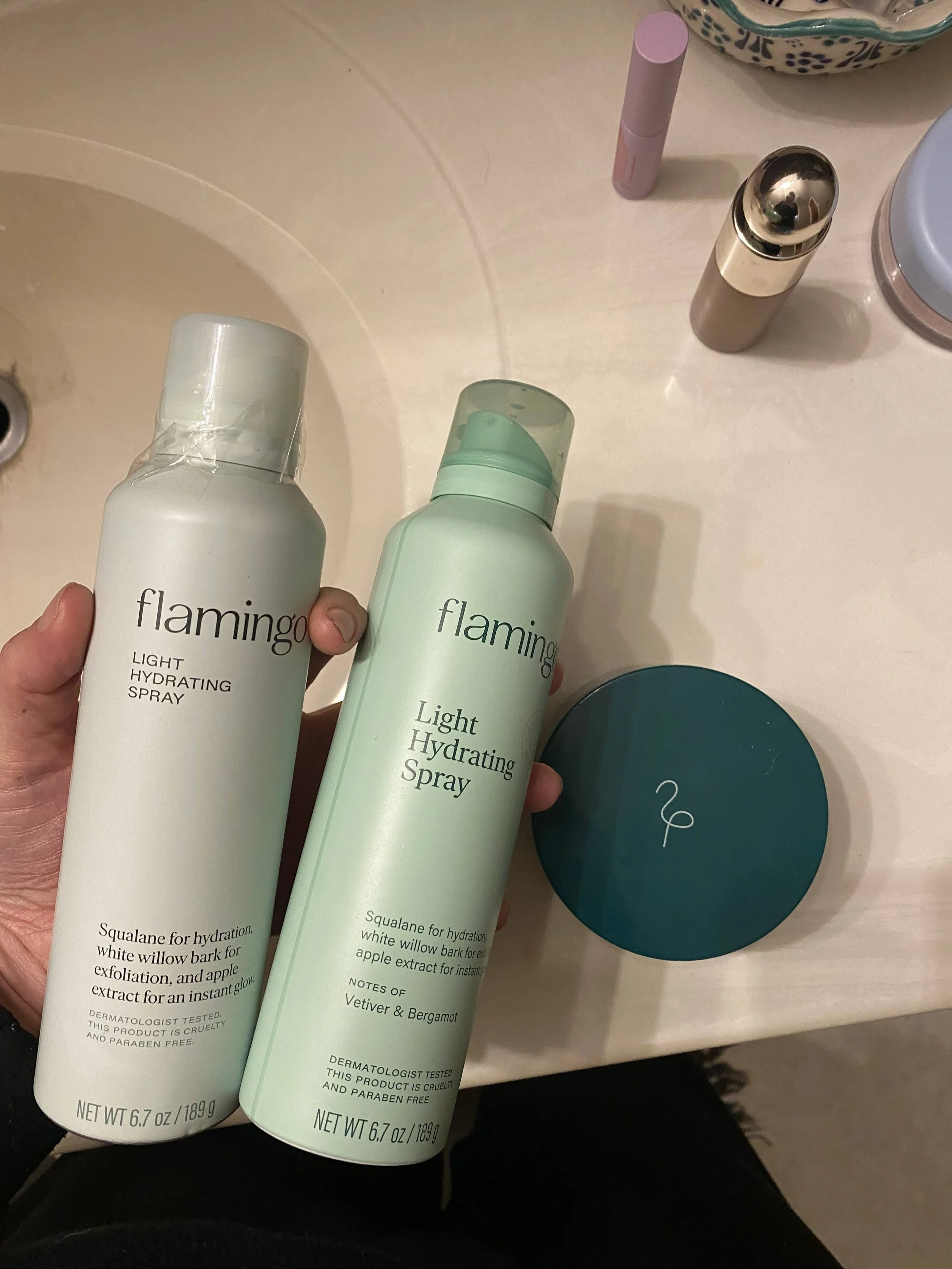 Green Bottle Spray Lotion