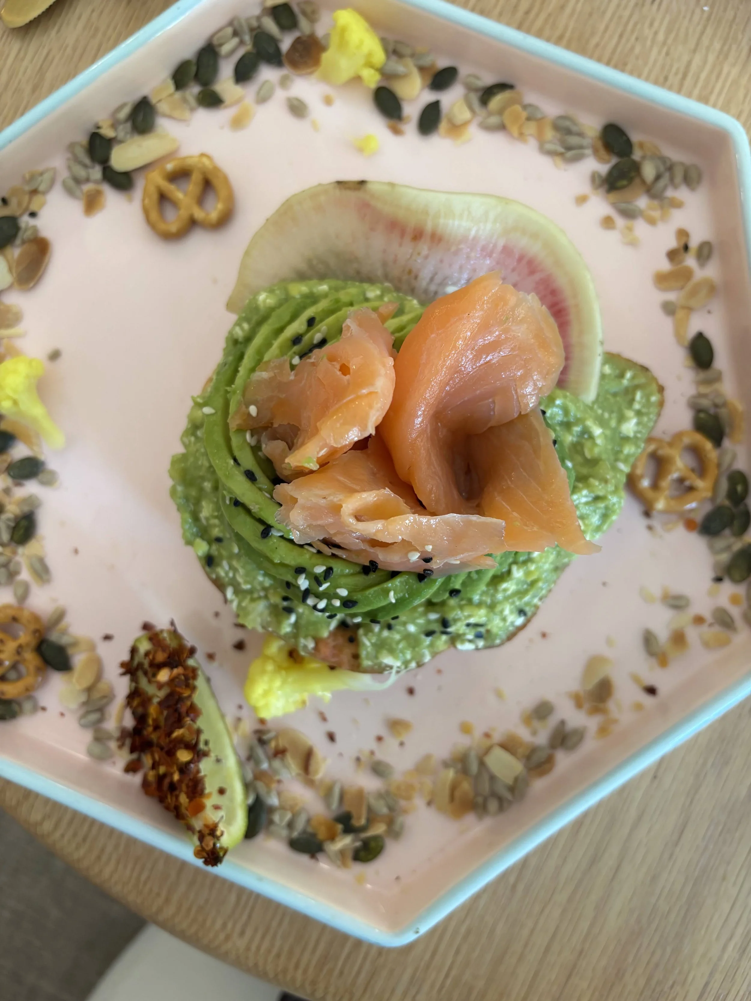 Smoked Salmon and Avocado Toast at Brunch and Cake in Barcelona.jpeg