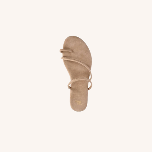 Tan Suede Sandals from Walmart