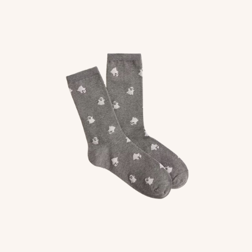 Cozy Halloween Ghost Socks