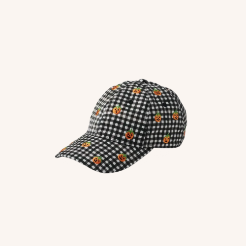 Pumpkin Gingham Hat