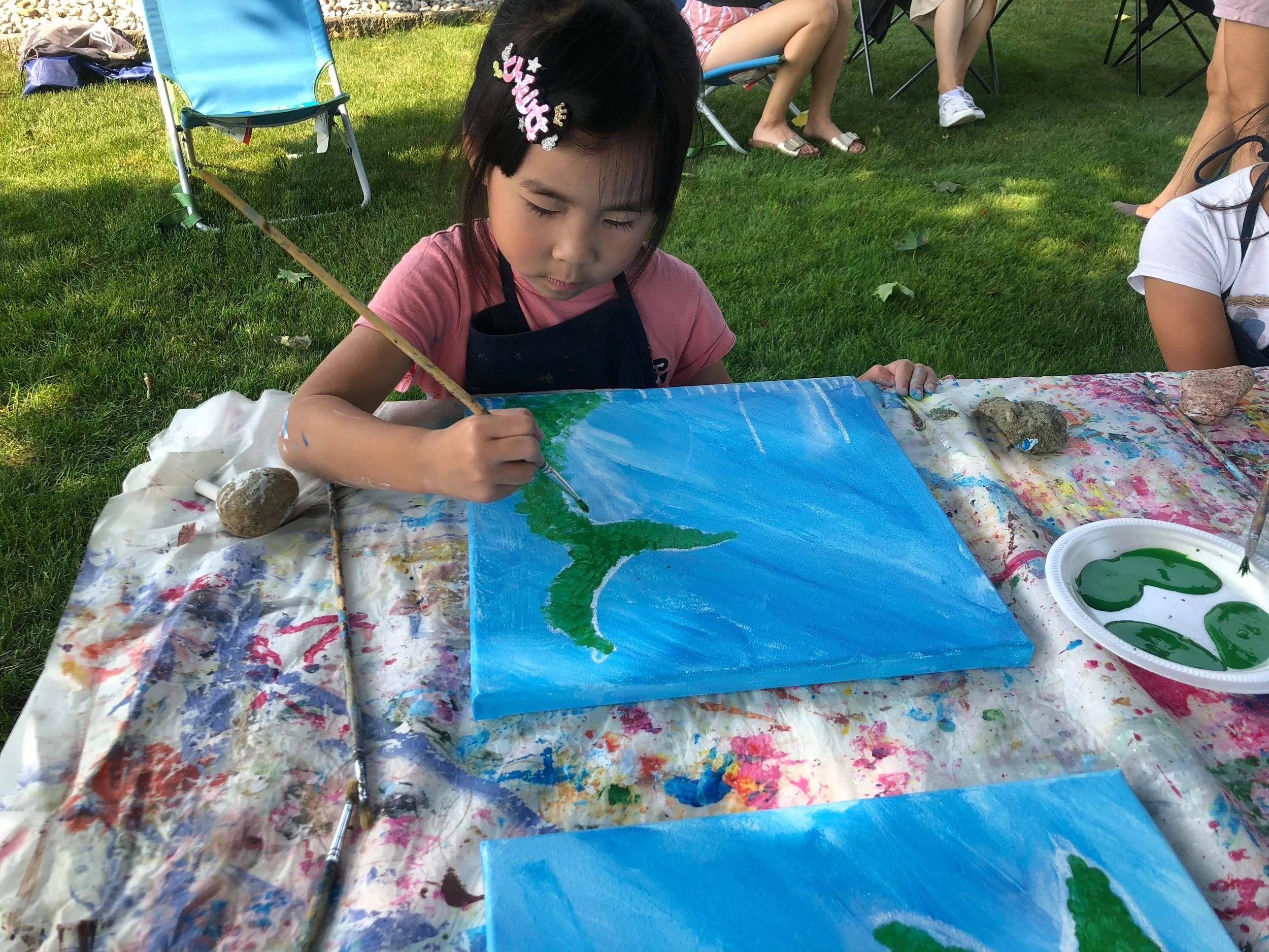 Canvas_Painting_Outdoor_YoungGirl_BirthdayParty.JPG