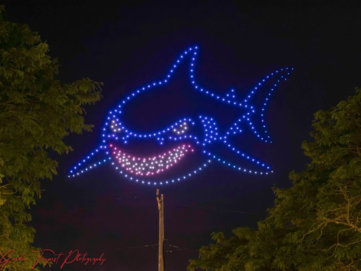Last nights drone display in Hyannis was pretty JAWSOME!