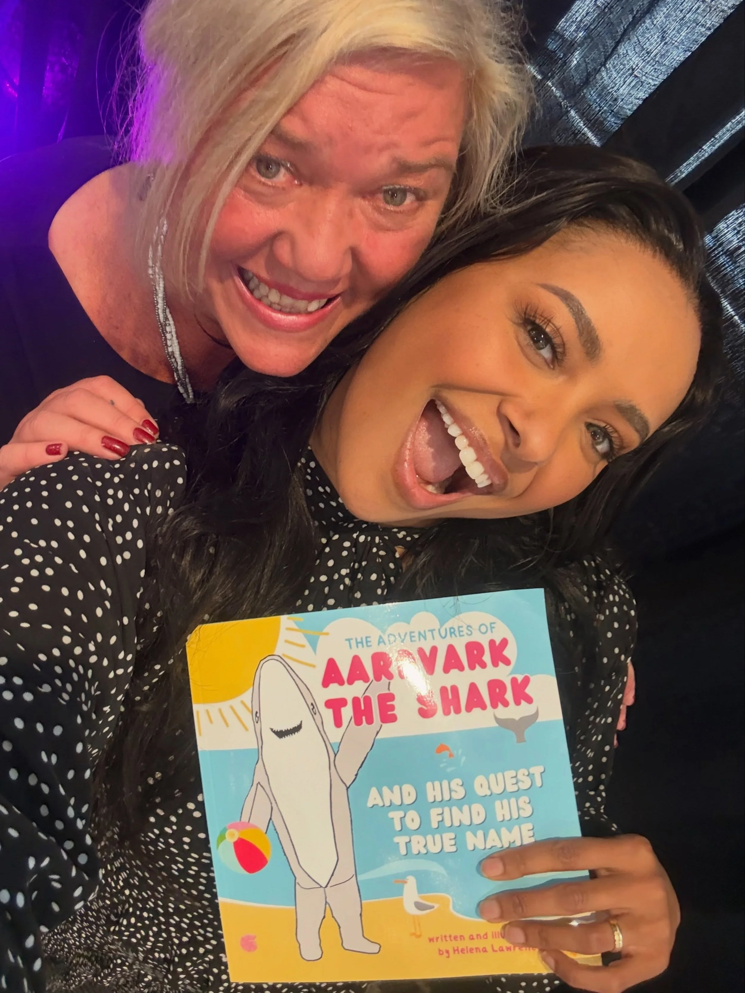 A Shark and a Kat! 🦈🐈&zwj;⬛
I wanted to say a big congrats to Kat and her hubby Bryant on the birth of their baby boy, Spero! 🍼🫶🏻
I gifted her my first children&rsquo;s book and boy did I get a BIG HUG! Kat - you are a gem and you give really go