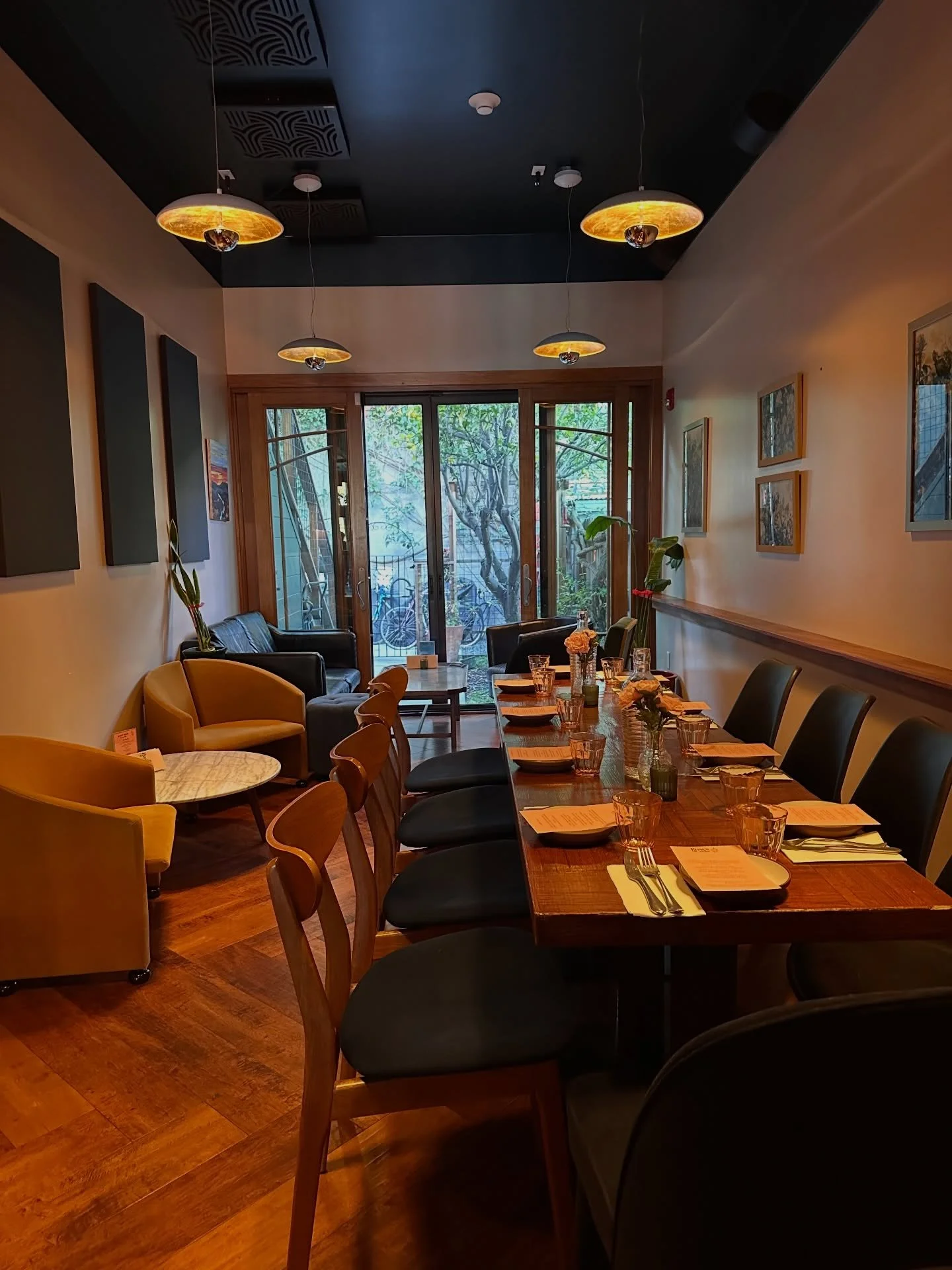 This was from a cute coursed dinner we did in our semi private dining room a little while back 😍