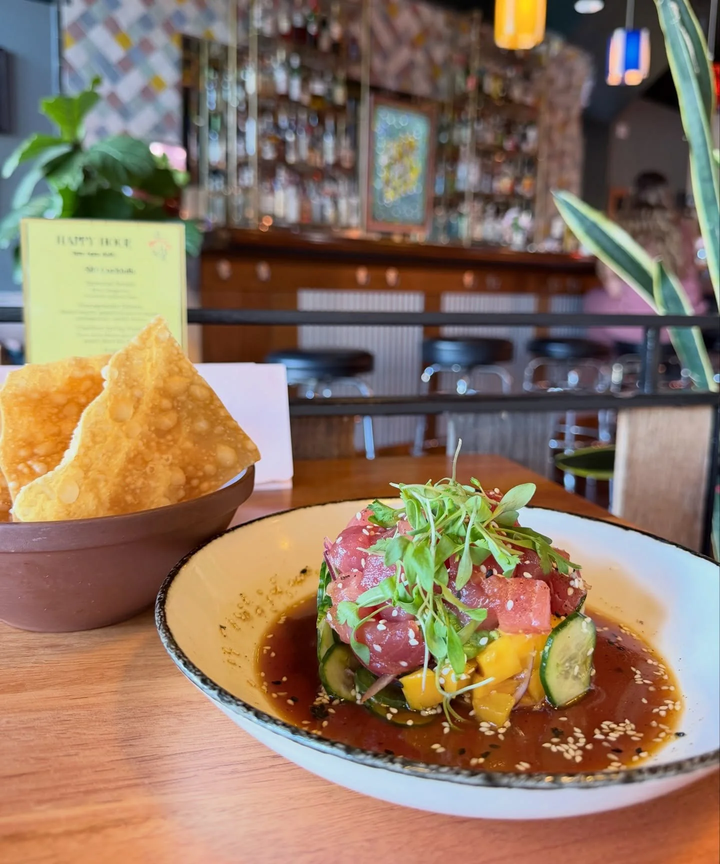 Tartare has Manila mangos on it for spring 🌺 tropical goodness 🥭🌴 it&rsquo;s a short season so get it now!