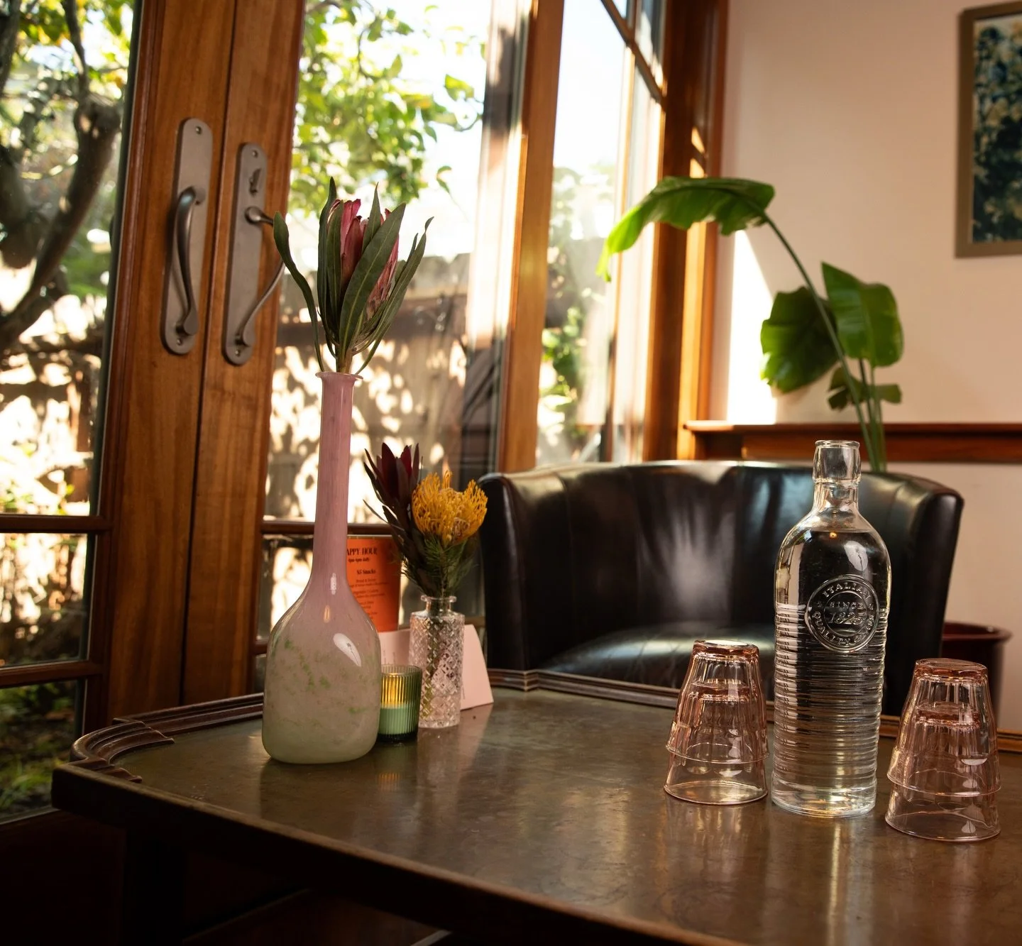 We don&rsquo;t have outdoor seating but we do have a garden attached to our dining room that brings in beautiful natural light and fresh air 😌