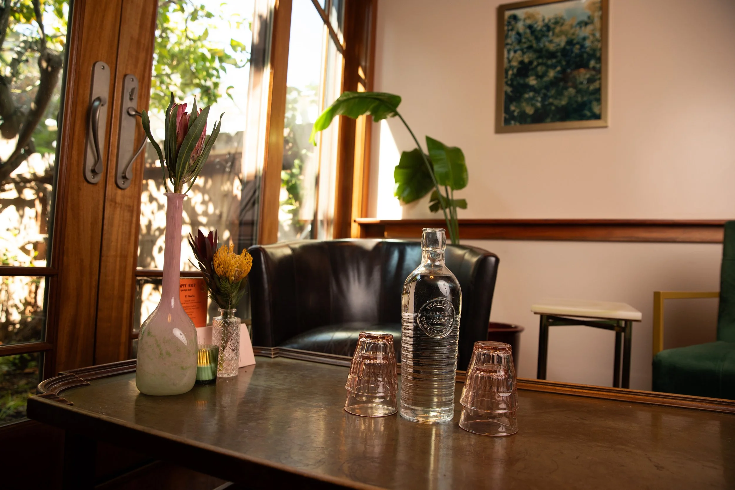 Lounge table in semi private dining room