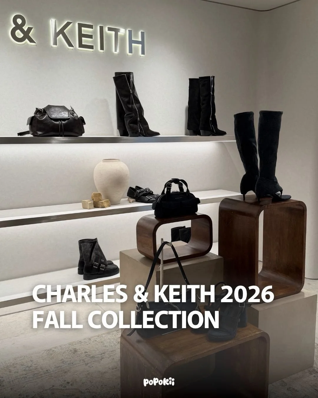 🍂CHARLES &amp; KEITH 2026 FALL COLLECTION
2026年秋コレクションのショールームへ。

今シーズンは、やわらかさと力強さ、軽やかさと奥行きなど、異なる要素を組み合わせたデザインが印象的。

🌎EARTH-BRUSHED
深みのあるカラーやスエード、異素材の組み合わせなど、秋らしい素材感を取り入れたアイテムが登場。

🎀MINIMALIST RIBBON &amp; PATTERNED BOW
リボンやボウの繊細なディテールを取り入れたフェミニンなア
