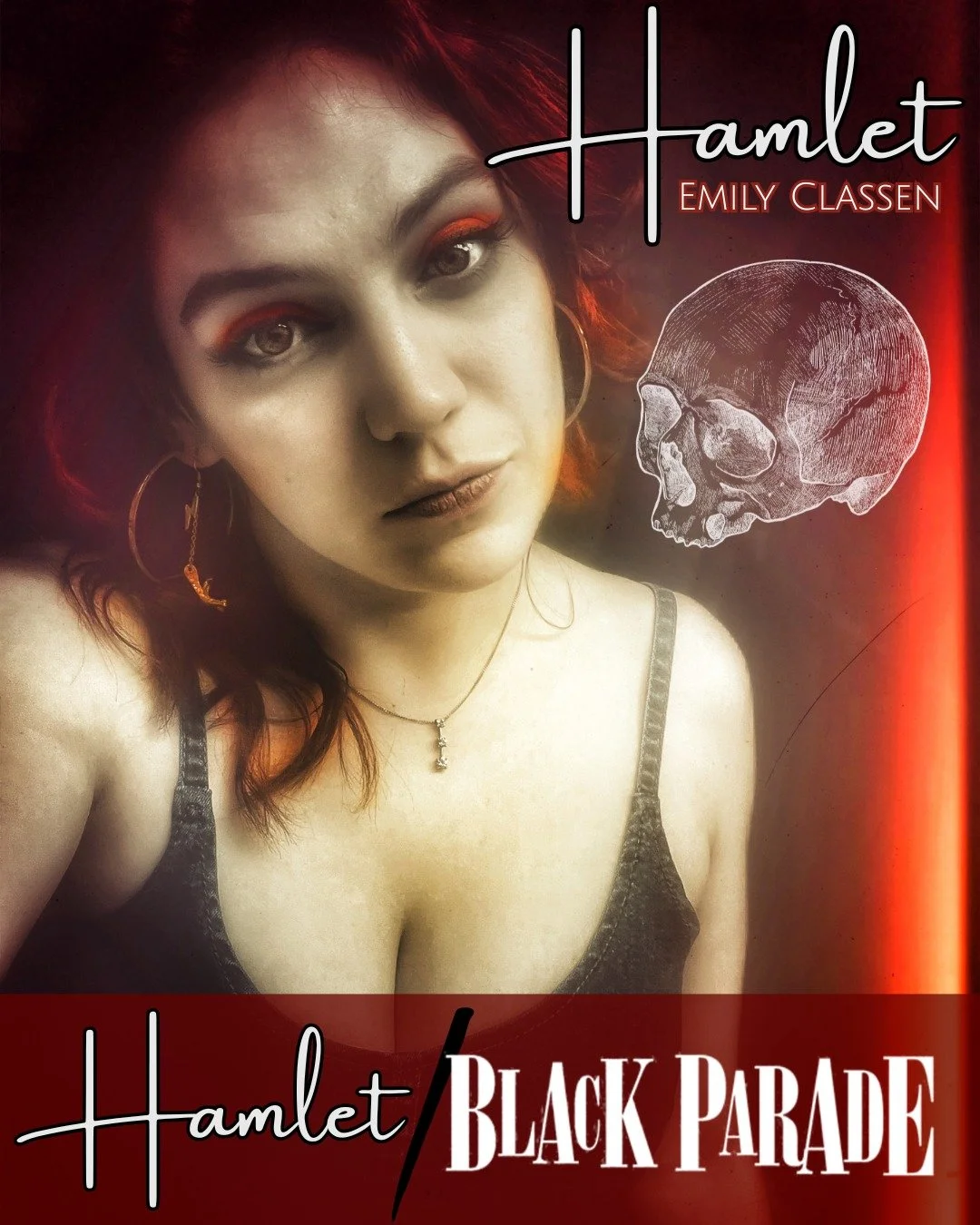 FINALLY...

Here he comes... the Prince of Denmark himself... the Hamlet of &quot;Hamlet / Black Parade&quot; - Emily Classen! Emily is a veteran of the Baltimore stage and screen, an old-school emo kid, and an all-around superstar - we swear that he