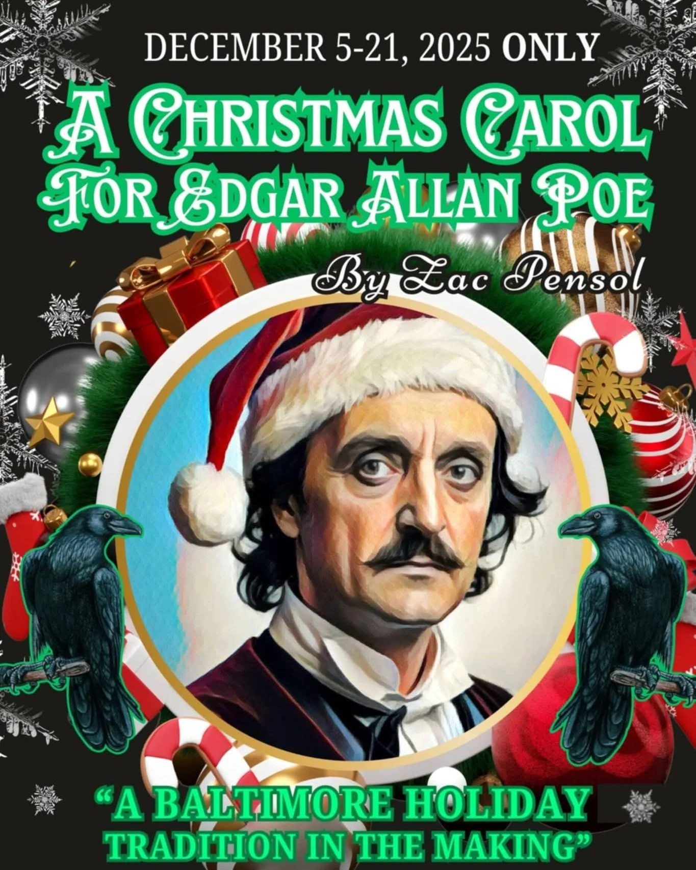 What if &quot;A Christmas Carol&quot; was about America's greatest writer of horror and suspense? Well then it would probably be freaking amazing! Spend your holiday season this year with Motte &amp; Bailey's own lovely powerhouse, Siobhan Beckett, a
