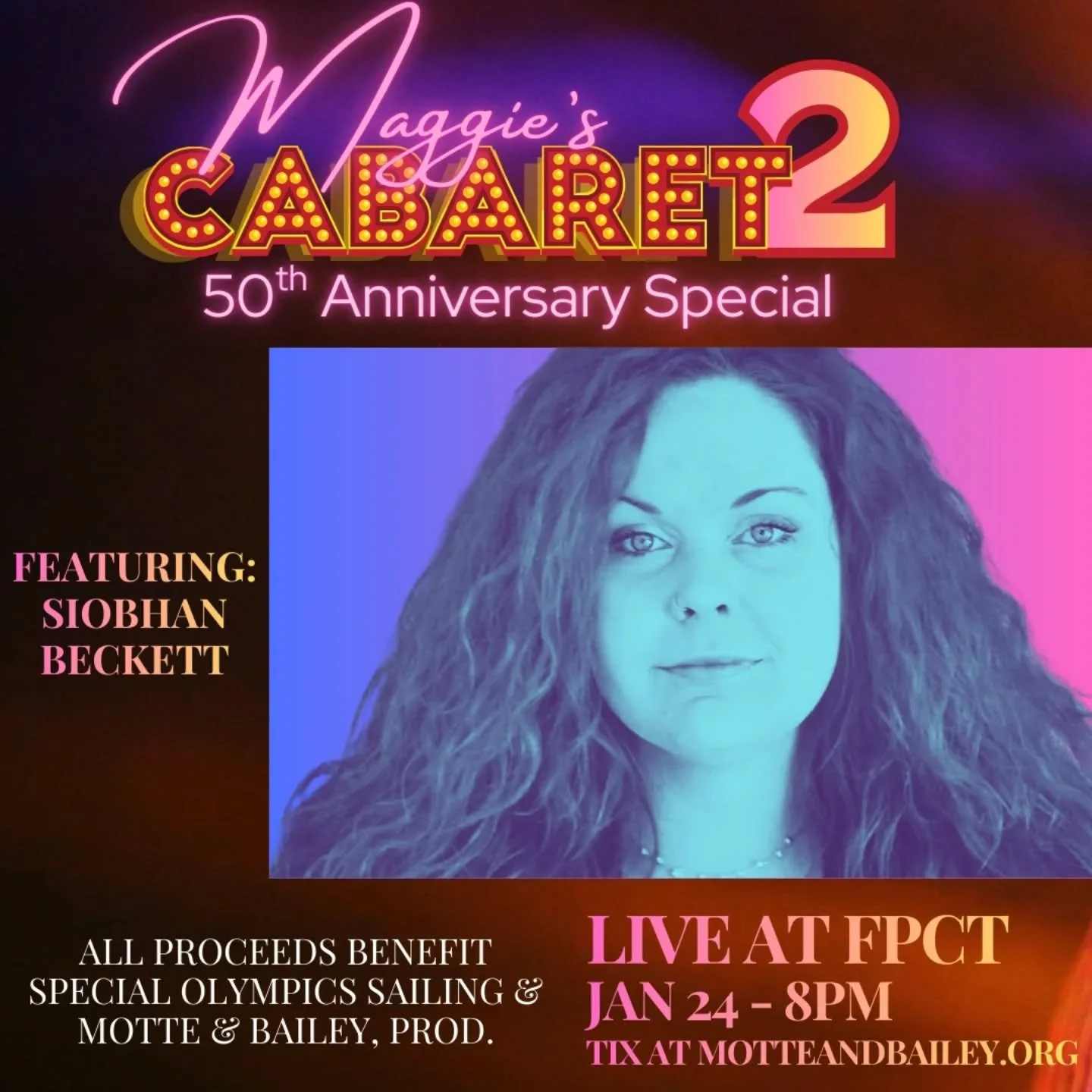 Join us THIS SATURDAY NIGHT! It's gonna be wild and wonderful and with a voice like Siobhan Beckett's, you know there's nowhere else you'd rather be. Get your tickets now at www.motteandbailey.org