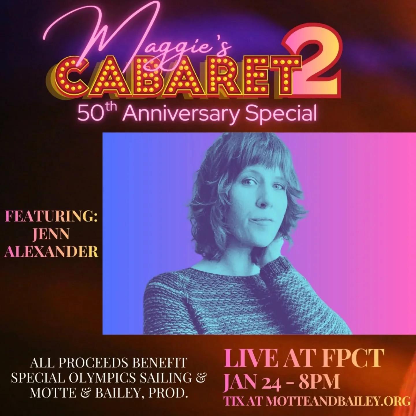 The snow forecast ain't got nothing on the heatwave of talent coming through FPCT this Saturday night! Case and point, Jenn Alexander!!!! Woo wee! Temps are rising so fast, grab your tickets while you still can! www.motteandbailey.org
