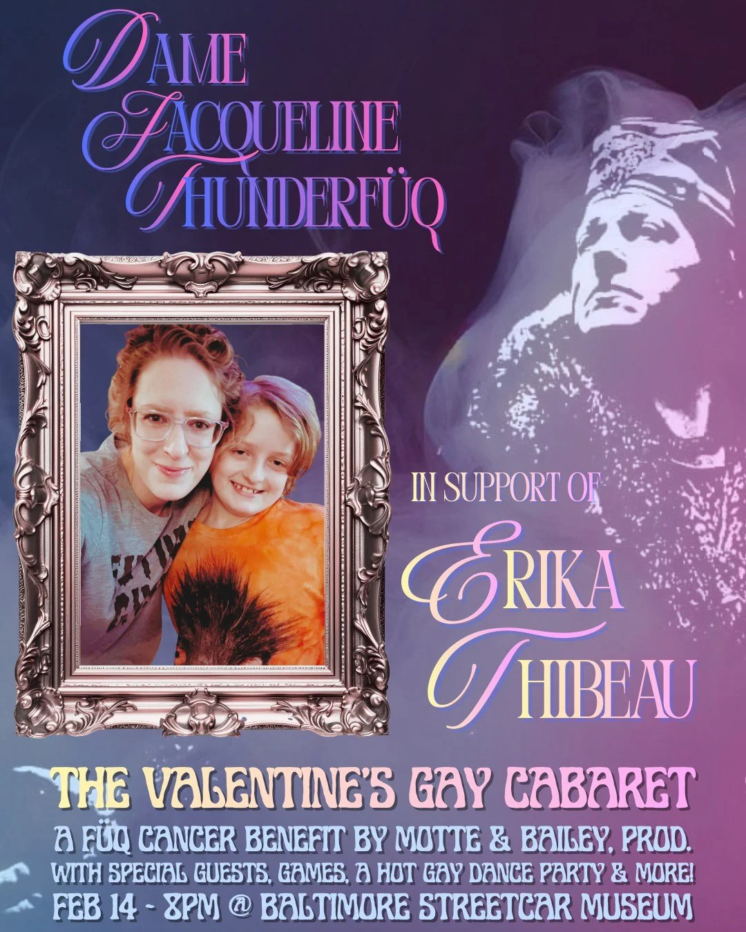 Sometimes we ask ourselves, "what are we even doing all this for?" Well this time at least the answer is simple, we're getting all dolled up and singing and dancing our asses off for the love of Erika Thibeau! Erika is a Baltimore Theatre v