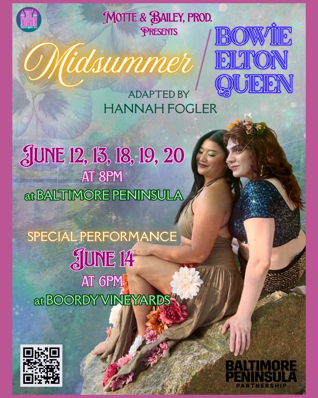 Oh no! You don't have your tickets yet for this Summer's Do-Not-Miss event: Midsummer / Bowie Elton Queen? Shhhh, don't say it out loud, the Fae will hear you! Just run right over to the Motte &amp; Bailey website now and grab them quietly. Better gr