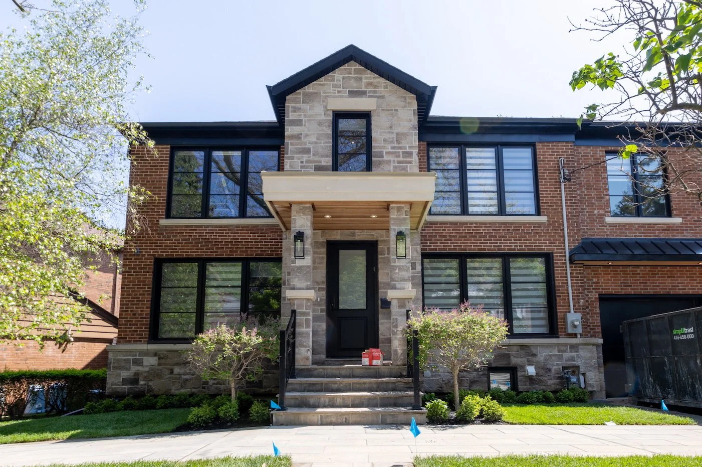 Luxury custom home Chiltern York Wexmark Homes front elevation