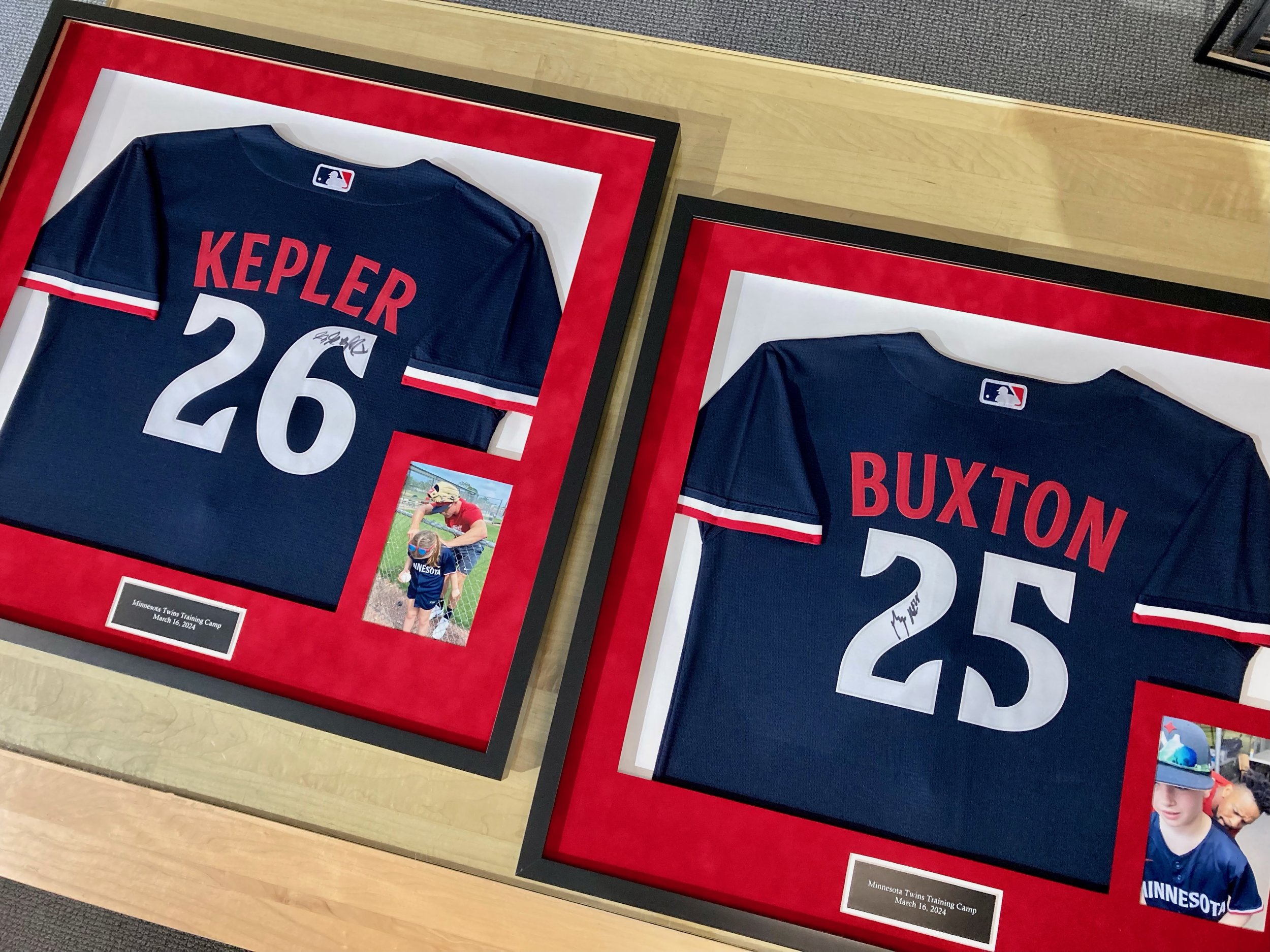 Siblings Twins Camp Jerseys with Photos