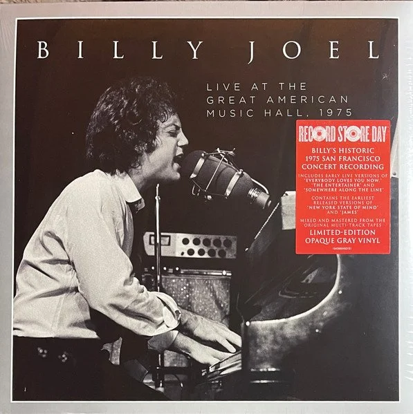 Billy Joel - Live at the Great American Music Hall (19752 LP on Opaque Grey - 2023 RSD Edition)