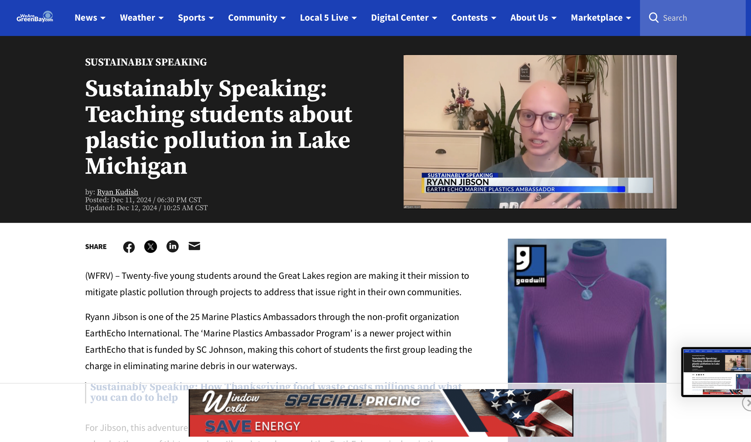 Interview with WFRV Local 5