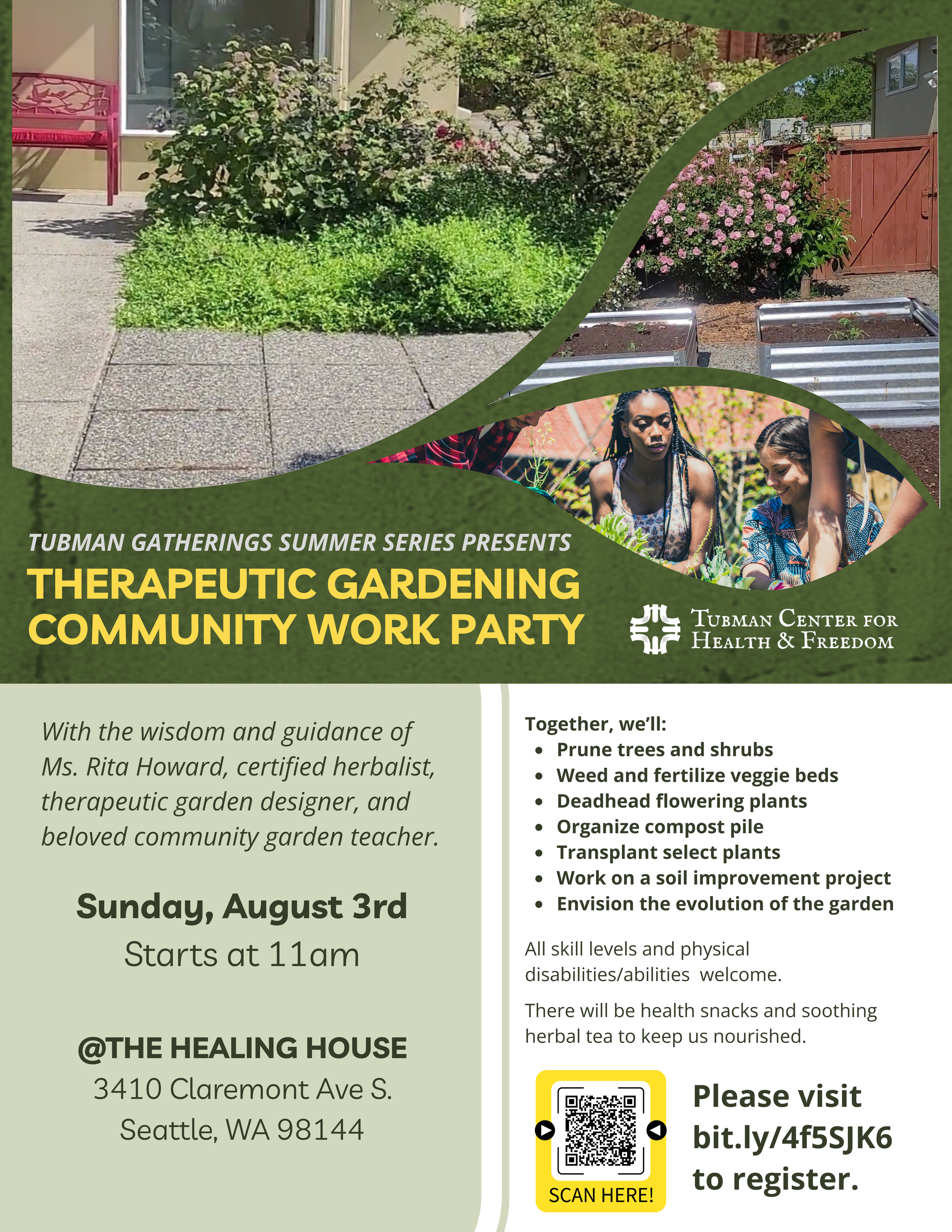 Gardening Community Work Party at the Healing House