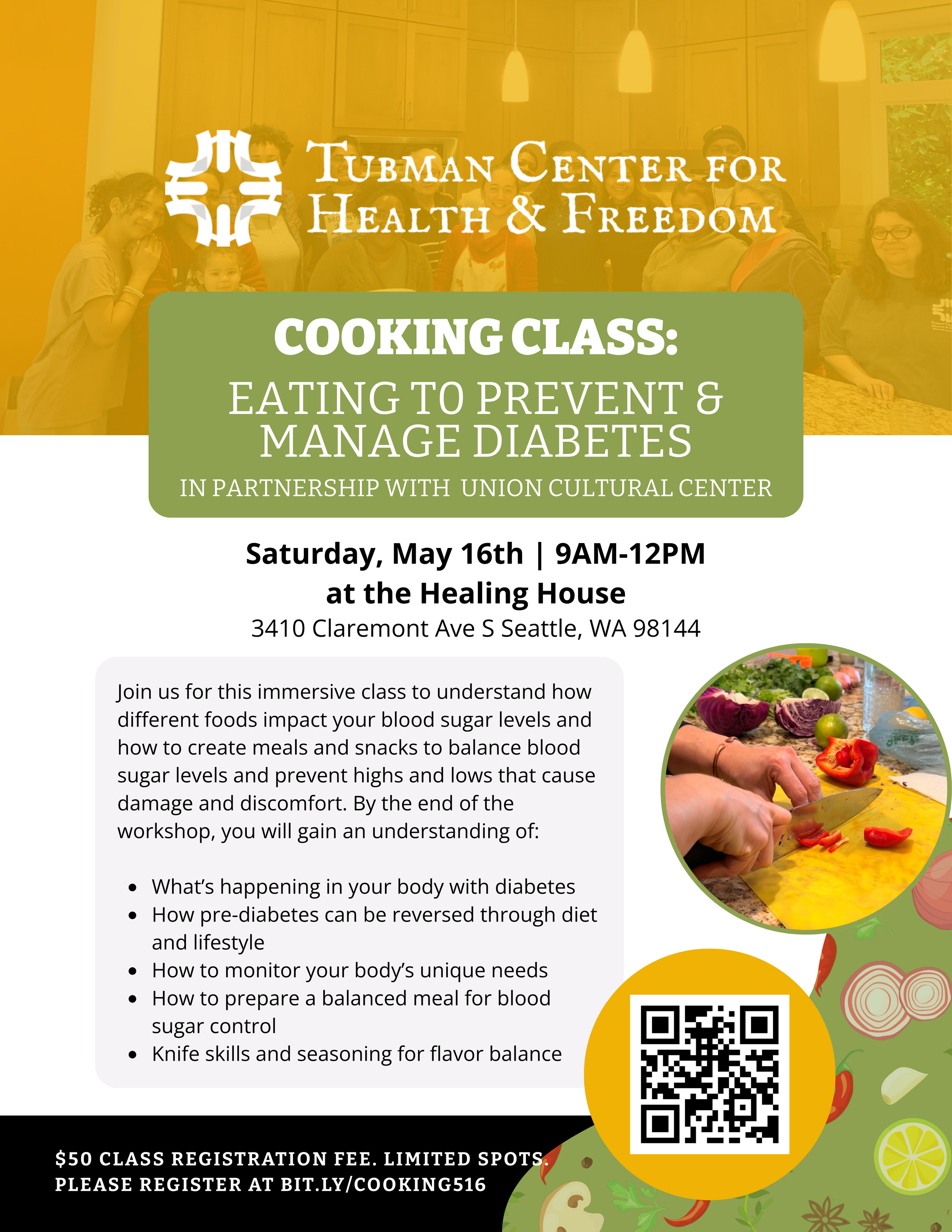 Cooking Class: Eating to Prevent & Manage Diabetes