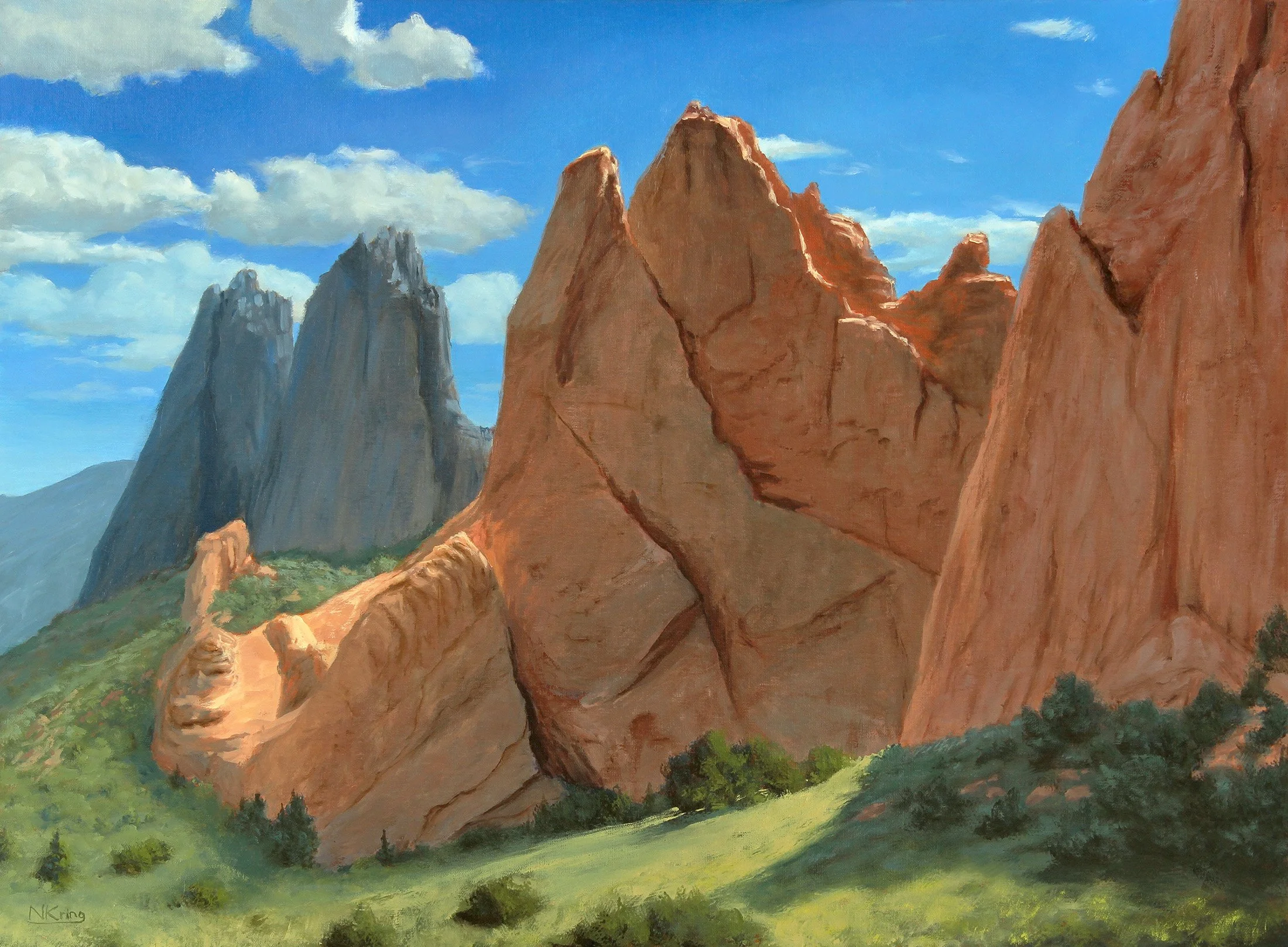 Garden of the Gods
18x24 inches
oil on linen
