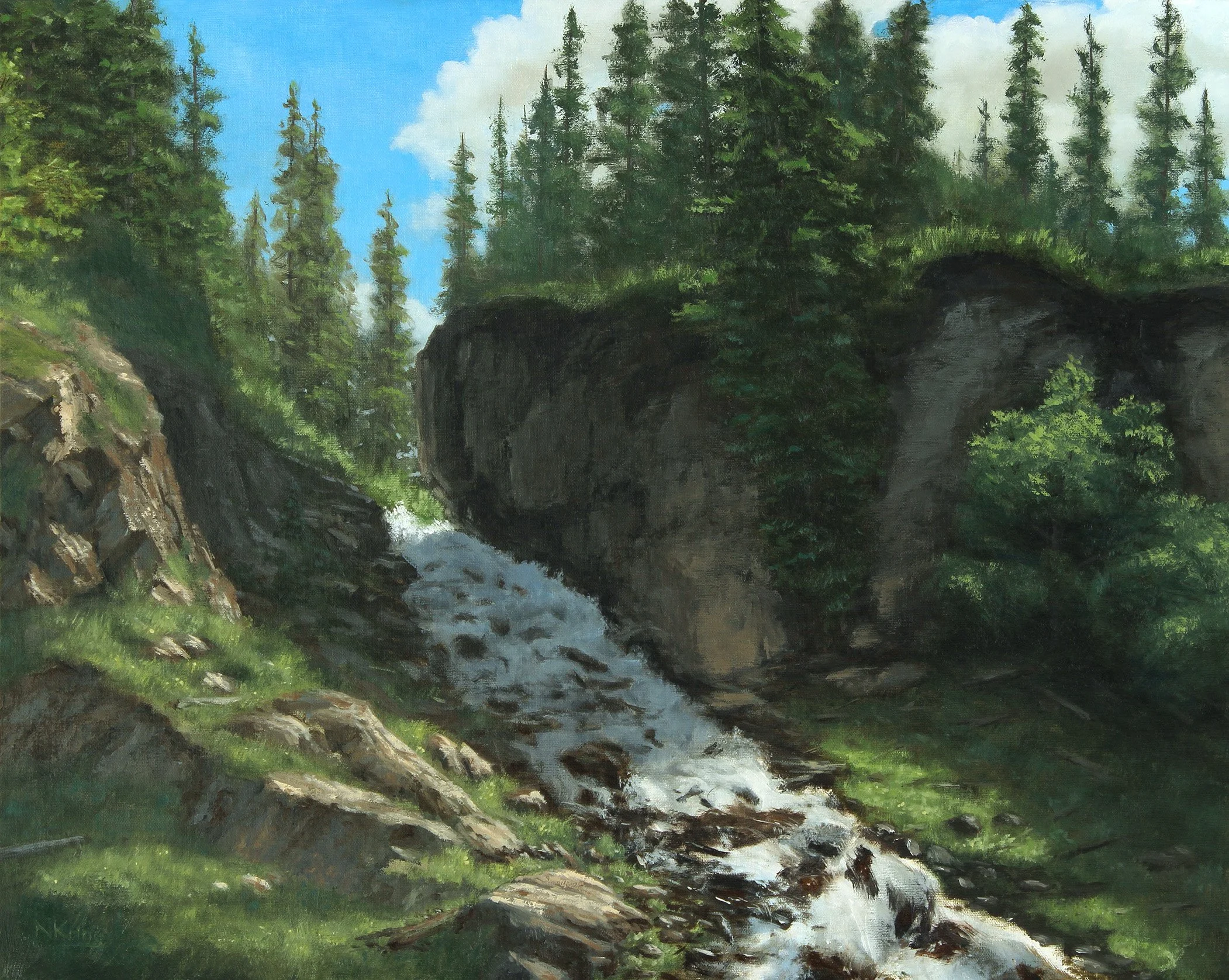 Cascade
16x20 inches
oil on linen