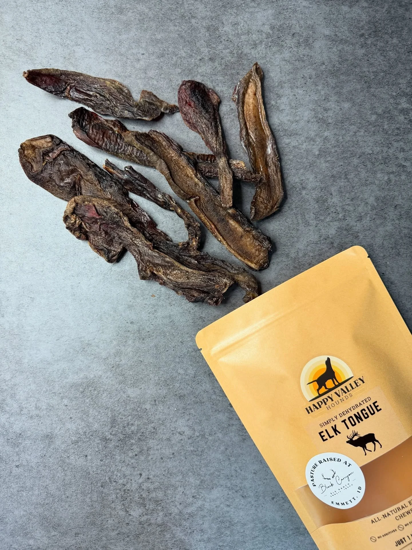 🚨 NEW TREAT DROP 🚨

Say hello to our Dehydrated Elk Tongue. A lean, novel protein packed with flavor and nutrients 🦌💪

We slice each tongue into hearty, chewy strips that your dog will go wild for. It&rsquo;s high in iron, rich in B vitamins, and
