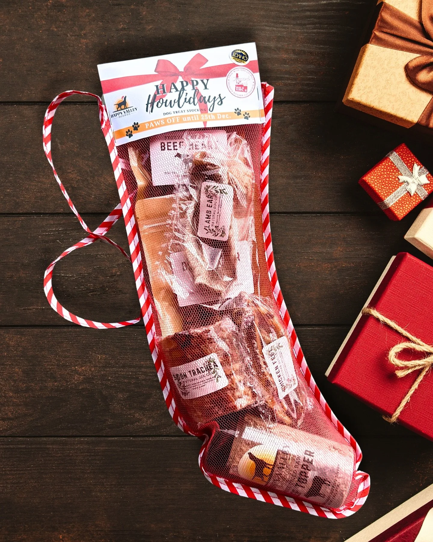 Happy Howliday Stockings are BACK by popular demand 🎄🐾

These were a favorite last year and we&rsquo;re opening preorders early so you can plan ahead, bundle with our new product launch next week, and make holiday gifting for your pups easy + fun.
